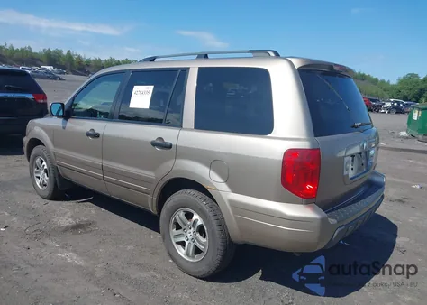 2004 Honda Pilot Exl из США, поврежденный, VIN 2HKYF18574H554278
